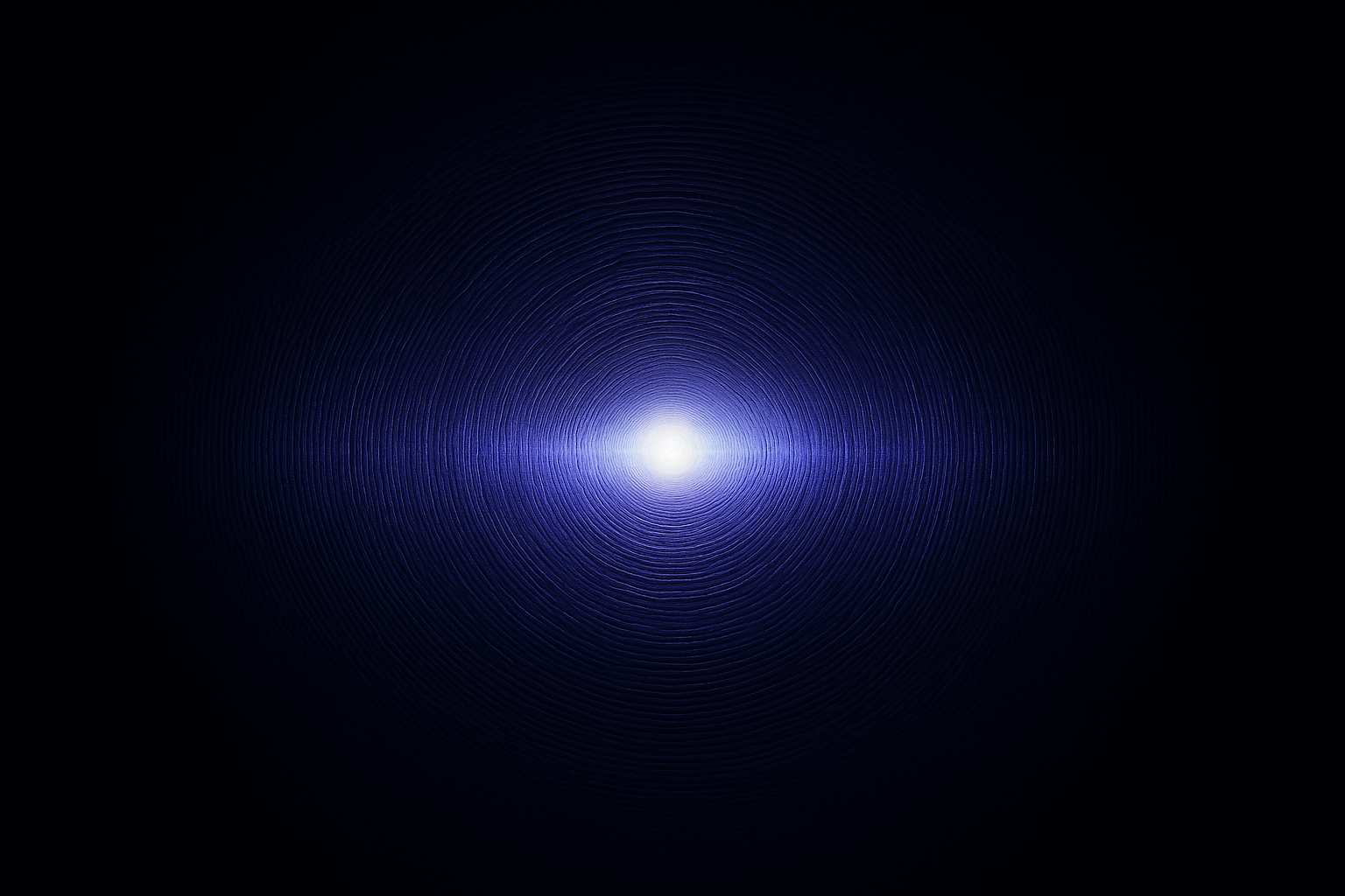Concentric rings of light representing pristine, high-resolution audio.