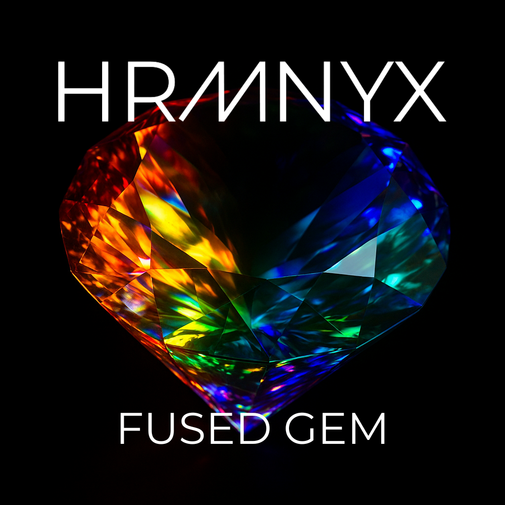 A vibrant, rainbow-colored gem representing the complete collection